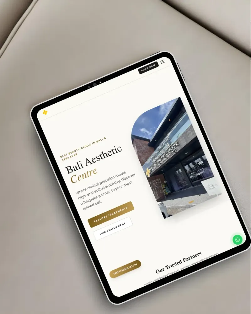 bac clinic tablet view