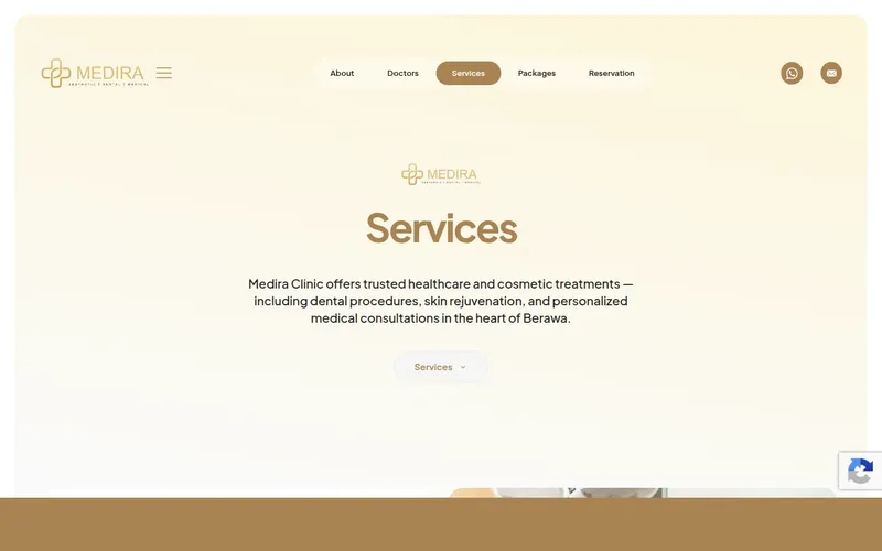 Medira Clinic Bali services page